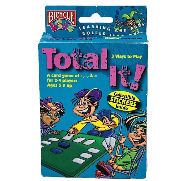 Vtg Total It! The Slammin' Jammin'‎ Card Game Math Add Subtract Complete 1999 - Picture 1 of 10